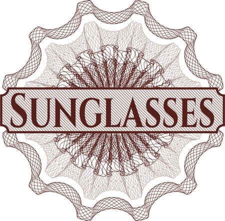 Sunglasses linear rosette