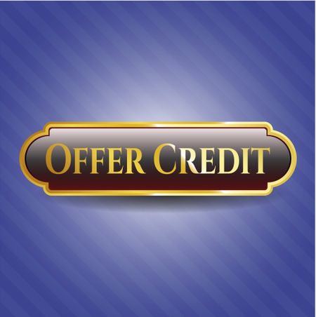 Offer Credit golden emblem