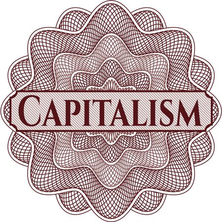 Capitalism rosette