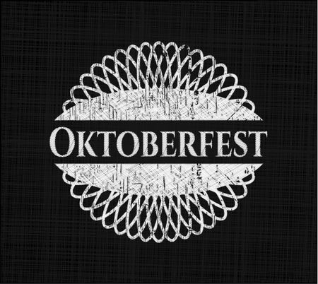 Oktoberfest on blackboard