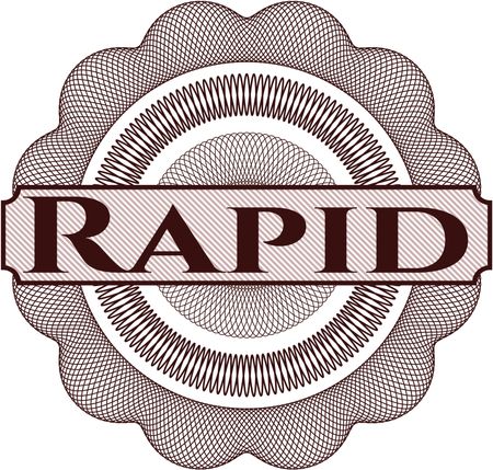 Rapid abstract rosette