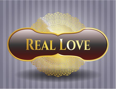 Real Love gold emblem