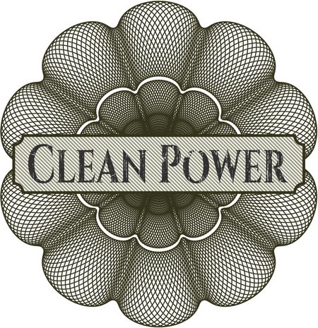 Clean Power rosette