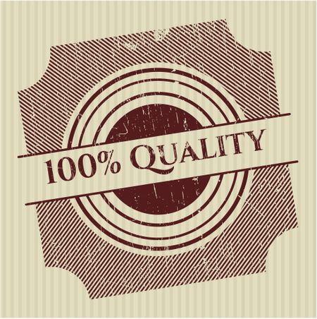 100% Quality rubber stamp with grunge texture