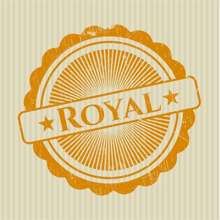 Royal rubber stamp
