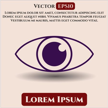 Eye vector icon