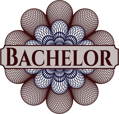 Bachelor abstract rosette