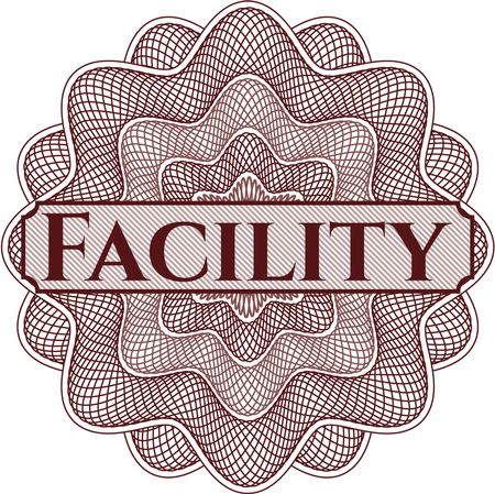 Facility abstract rosette