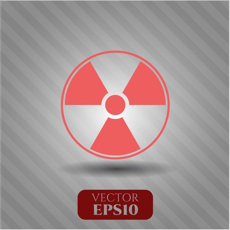 Nuclear, radioactive symbol