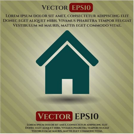 Home vector icon or symbol