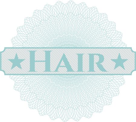 Hair linear rosette