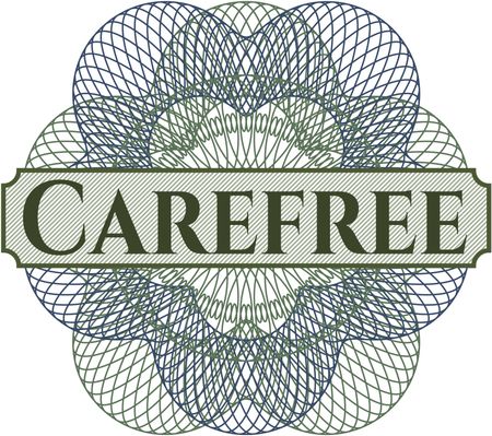 Carefree abstract rosette