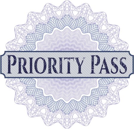 Priority Pass abstract linear rosette