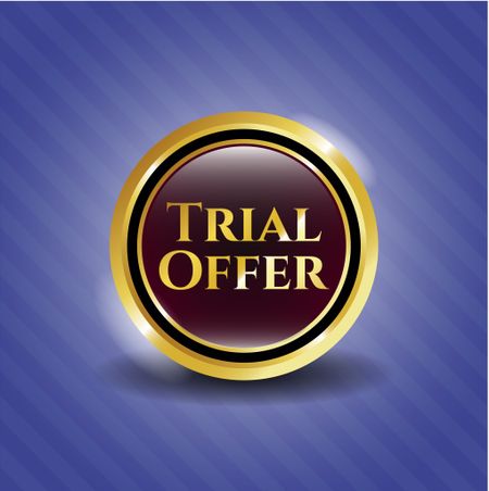 Trial Offer golden badge