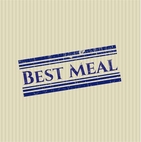 Best Meal rubber stamp