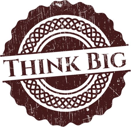 Think Big rubber grunge texture seal