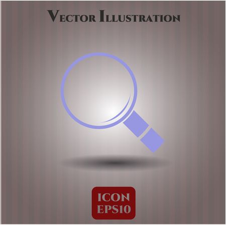 Magnifying glass, search vector icon or symbol