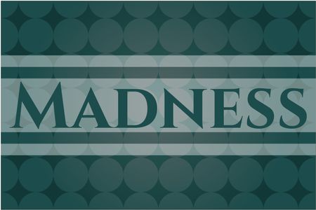 Madness colorful card