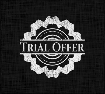 Trial Offer chalk emblem