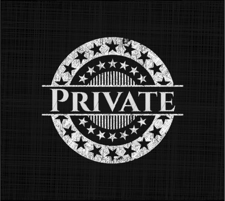 Private on blackboard