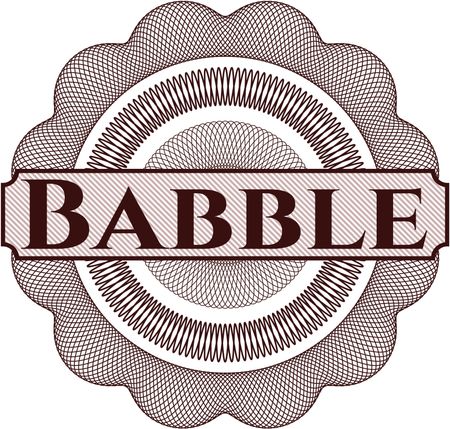 Babble money style rosette