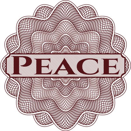 Peace rosette