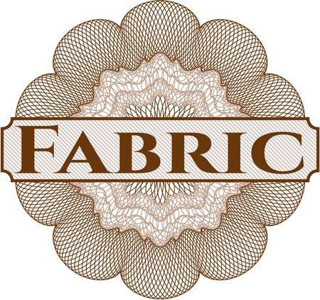 Fabric abstract rosette