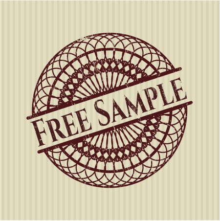Free Sample rubber grunge stamp