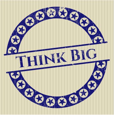 Think Big rubber grunge texture seal