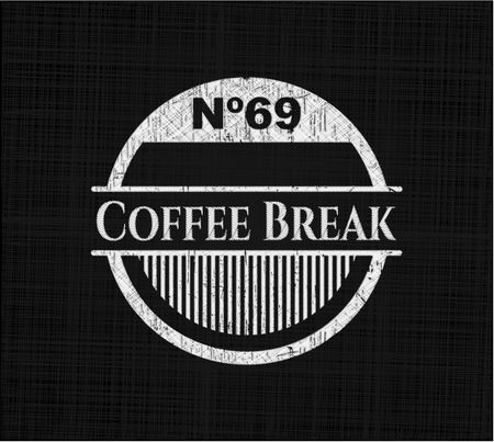 Coffee Break written on a blackboard