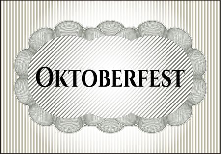 Oktoberfest card or poster