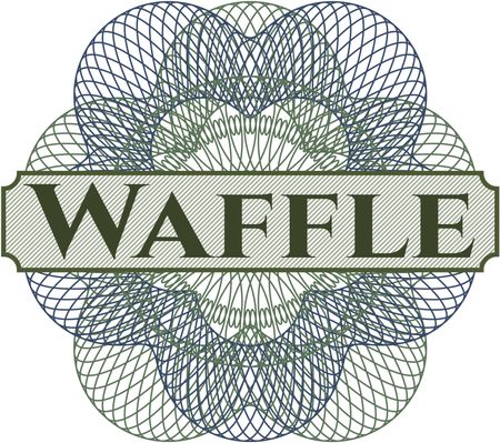 Waffle abstract linear rosette