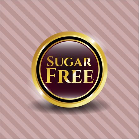 Sugar Free gold emblem
