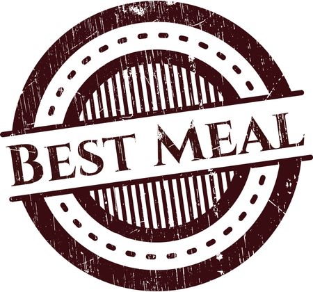 Best Meal rubber stamp