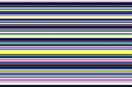 Multicolored abstract of of many parallel horizontal stripes for themes of variety and regularity in decoration and background