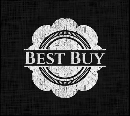 Best Buy with chalkboard texture