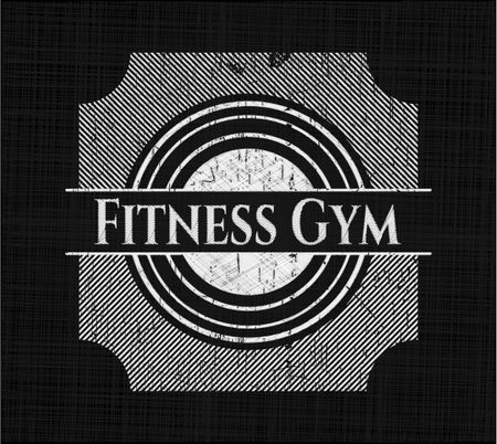 Fitness Gym chalkboard emblem