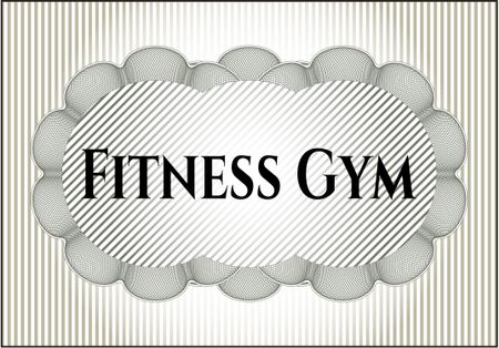Fitness Gym card, colorful, nice desing