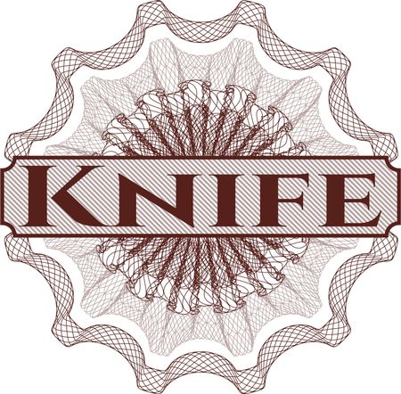 Knife linear rosette