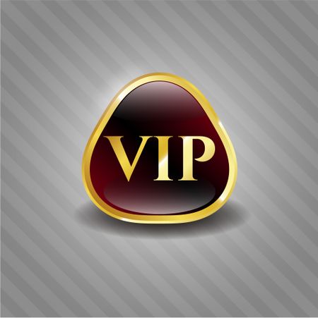 VIP gold emblem