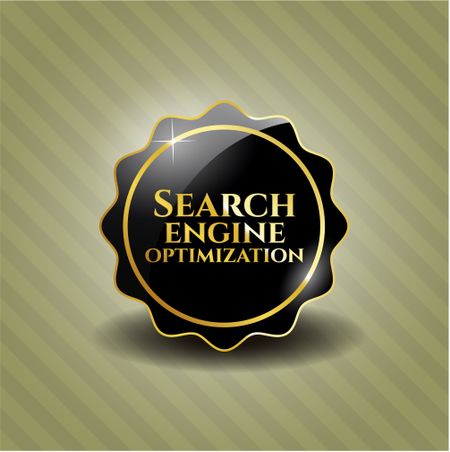 Search Engine Optimization black emblem