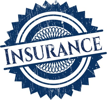 Insurance grunge stamp