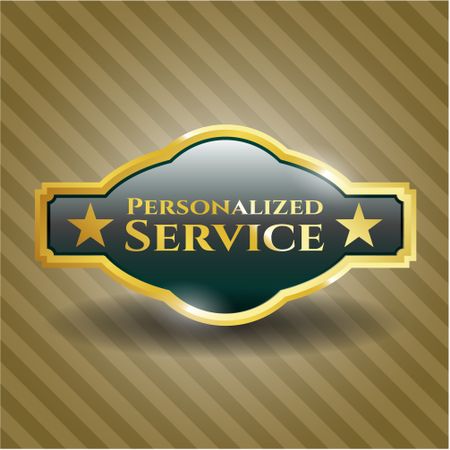 Personalized Service gold badge
