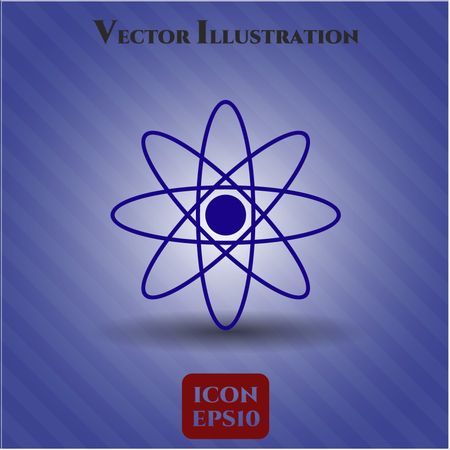 Atom icon vector illustration