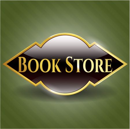 Book Store golden emblem