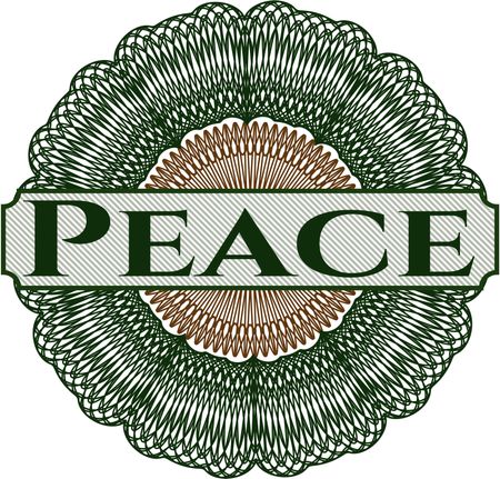 Peace rosette