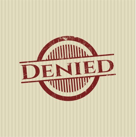 Denied grunge stamp