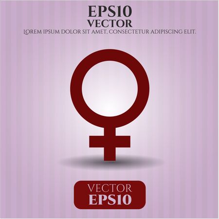 Female icon vector illustration