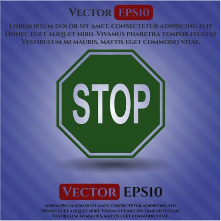 Stop vector symbol