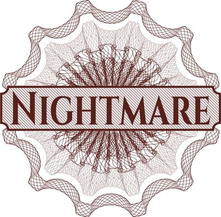 Nightmare abstract rosette